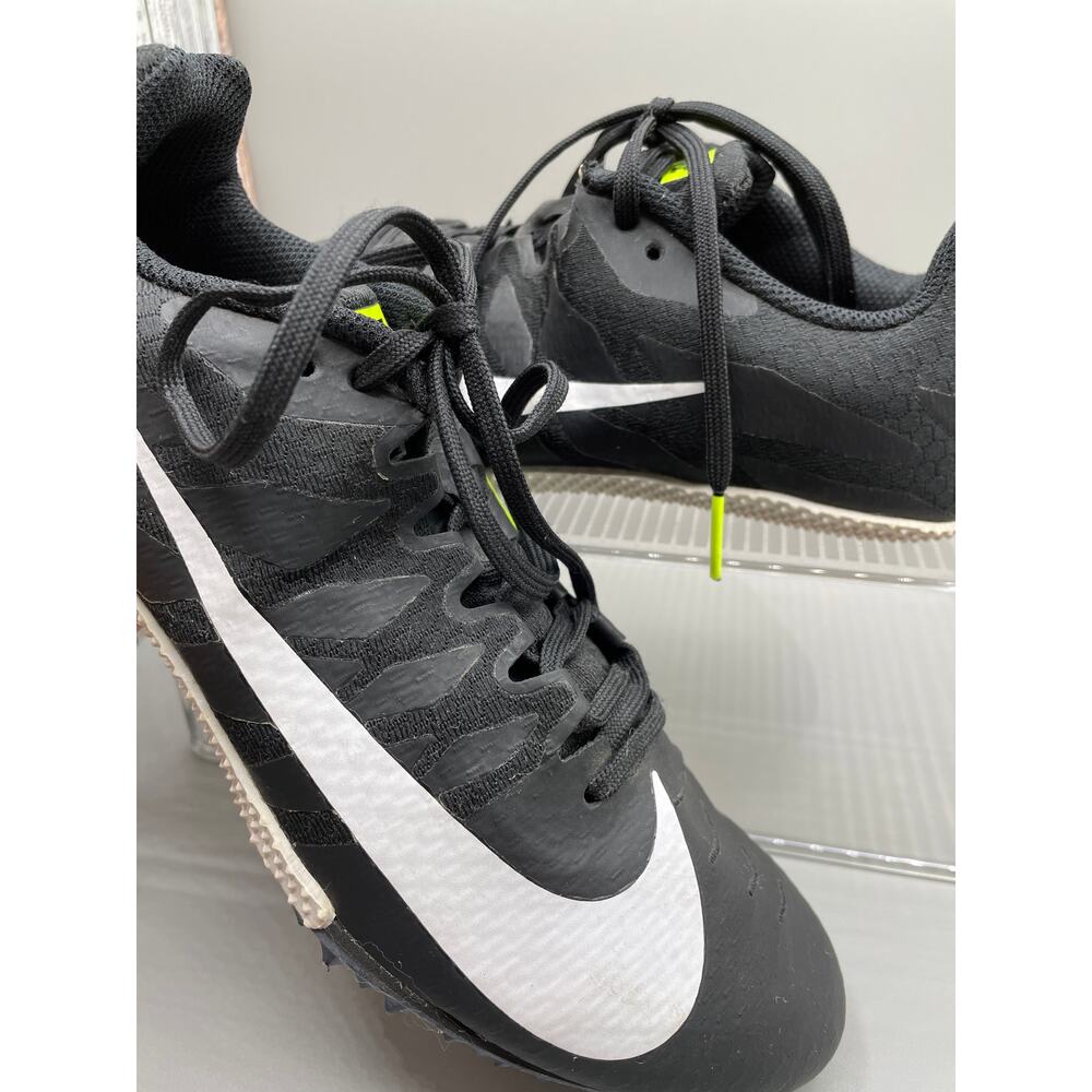 Nike Black Zoom Rival S Racing Men’s Track Cleats Lace Shoes *No Spikes 7